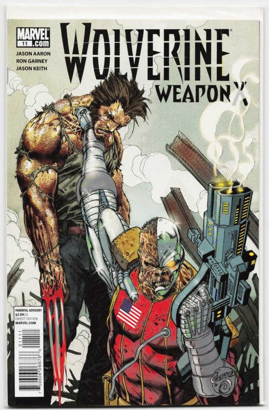 Wolverine Weapon X #11 (2010), raw, ungraded comic book — front cover