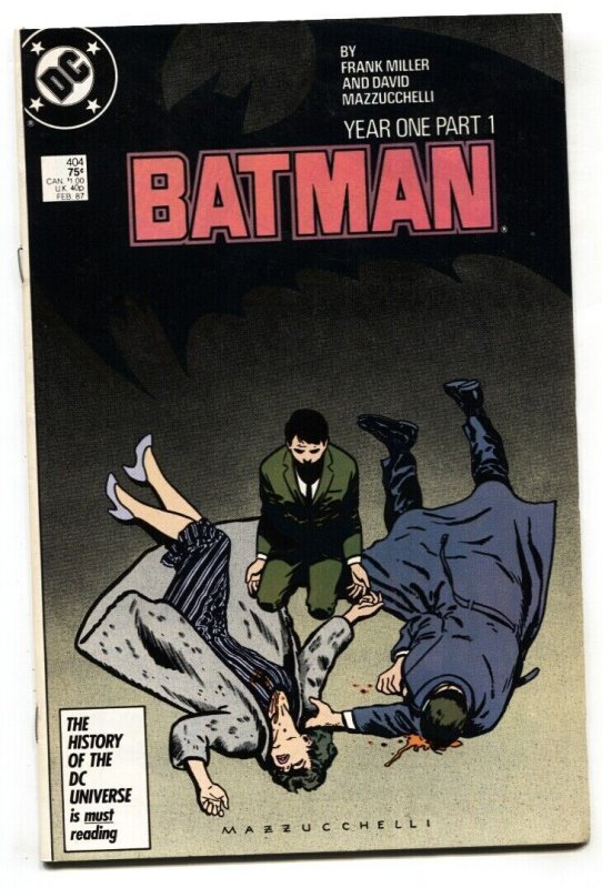Batman #404 - 1987 - DC - VF - Comic Book (DC Comics, 1987), raw comic book in VF condition — front cover