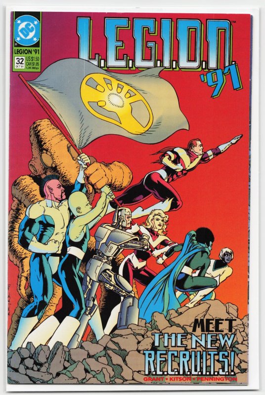 L.e.g.i.o.n #32 (1991), raw, ungraded comic book — front cover