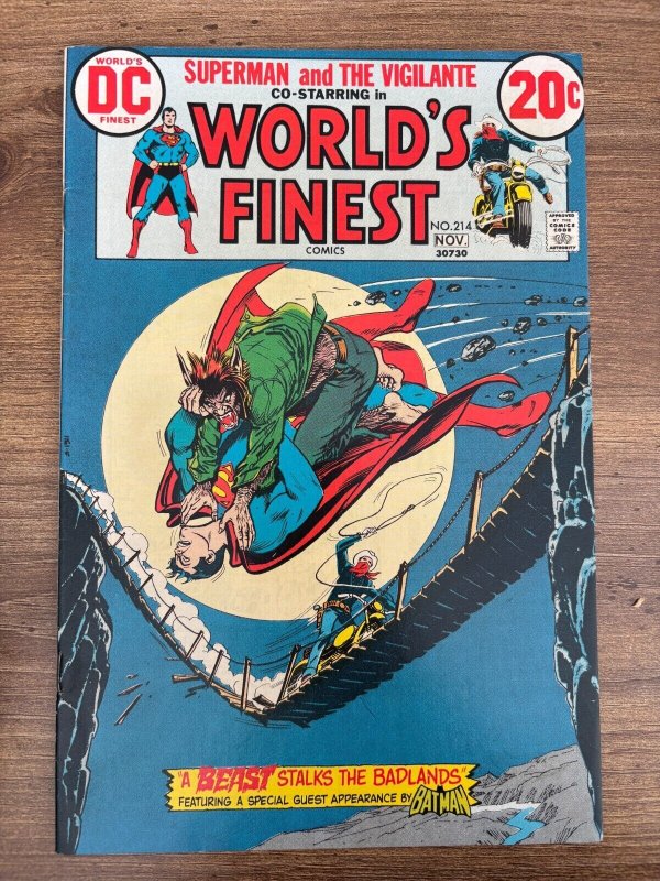 World's Finest Comics #214 (DC Comics), raw comic book in NM condition — front cover
