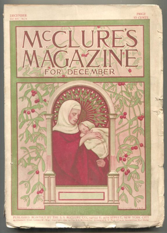 McClures Pulp December 1899- O Henry- Christmas Cover, raw, ungraded comic book — front cover