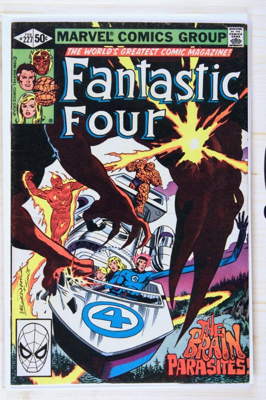 Fantastic Four #227 (Marvel Comics, 1981), raw comic book in VF- 7.5 condition — front cover