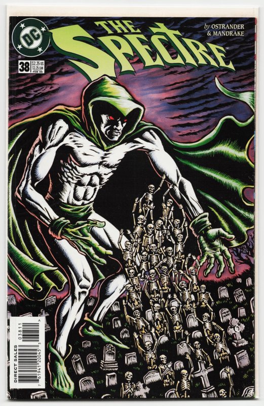 The Spectre #38 (1996), raw, ungraded comic book — front cover