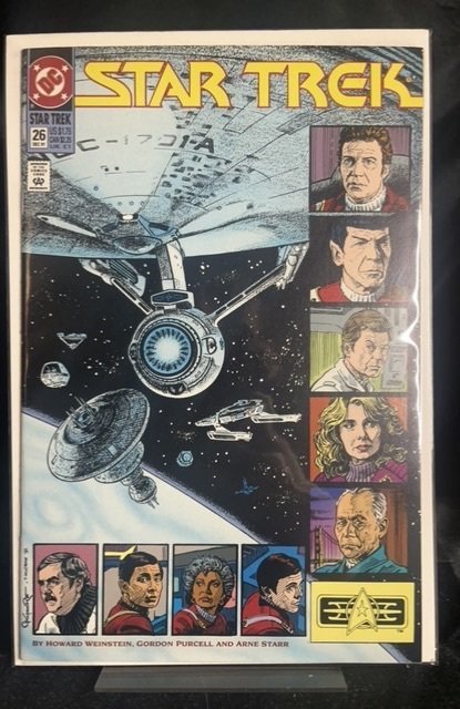 Star Trek #26 (DC Comics, 1991), raw, ungraded comic book — front cover