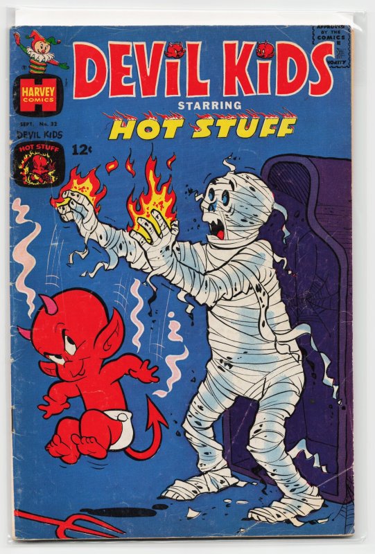 Devil Kids Starring Hot Stuff #32 (Harvey Comics, 1967), raw, ungraded comic book — front cover