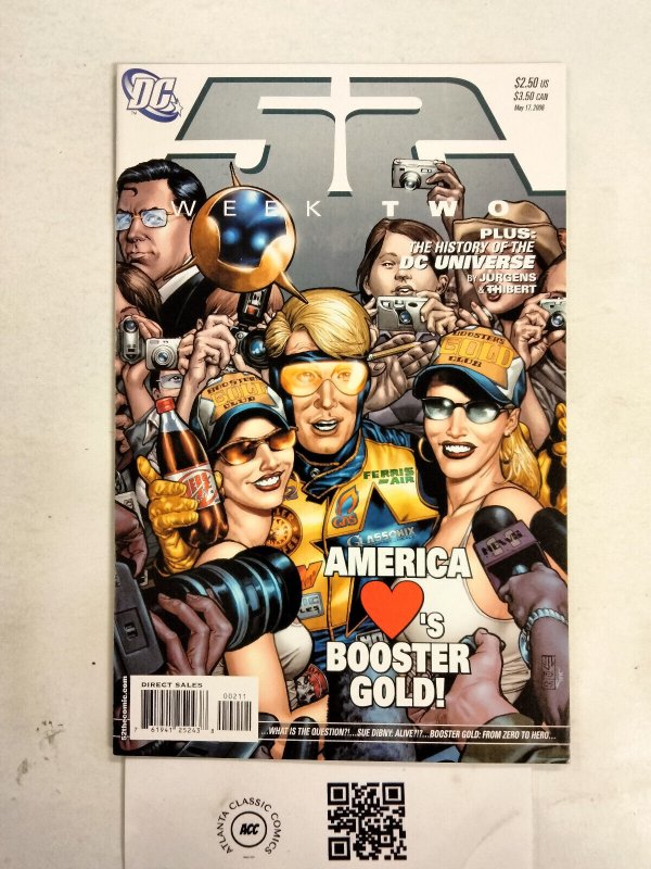 52 #2 (DC Comics), raw comic book in NM condition — front cover