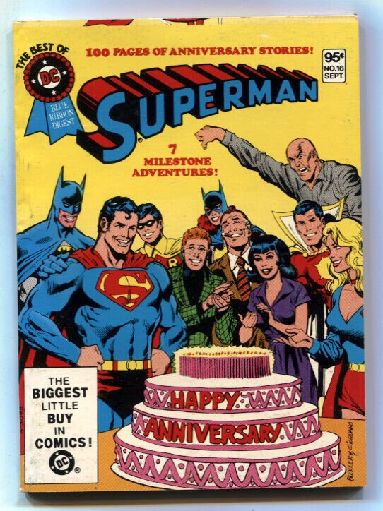 The Best of DC Digest #16 (1981), raw, ungraded comic book — front cover