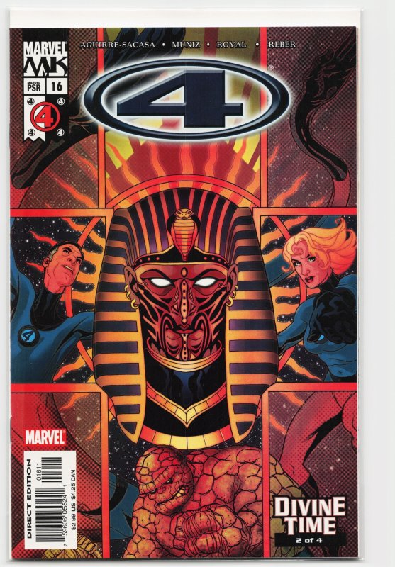 Marvel Knights: 4 #16 (Marvel Comics, 2005), raw, ungraded comic book — front cover
