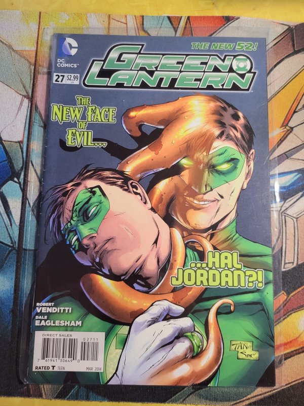 Green Lantern #27 (DC Comics, 2014), raw, ungraded comic book — front cover