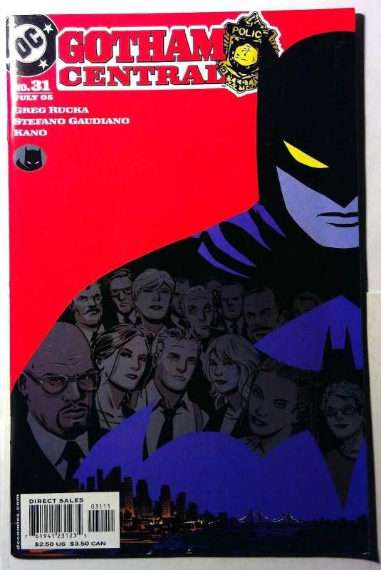 Gotham Central #31 (DC Comics, 2005), raw, ungraded comic book — front cover