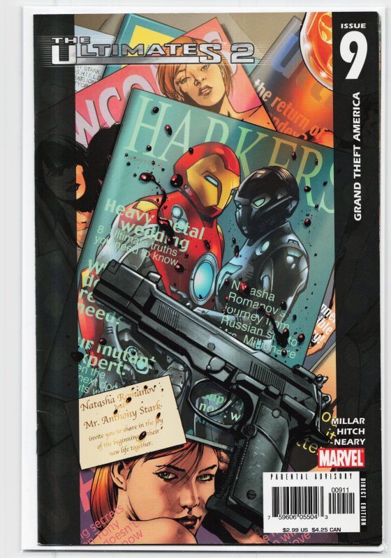 Ultimates 2 #9 (Marvel Comics, 2006), raw, ungraded comic book — front cover