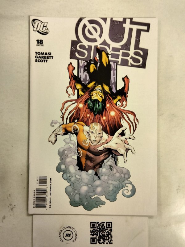 Outsiders #18 (DC Comics, 1995), raw comic book in NM condition — front cover