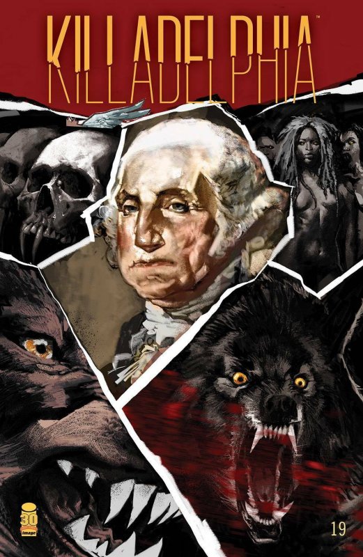 Killadelphia #19 (Image Comics, 2022), raw, ungraded comic book — front cover