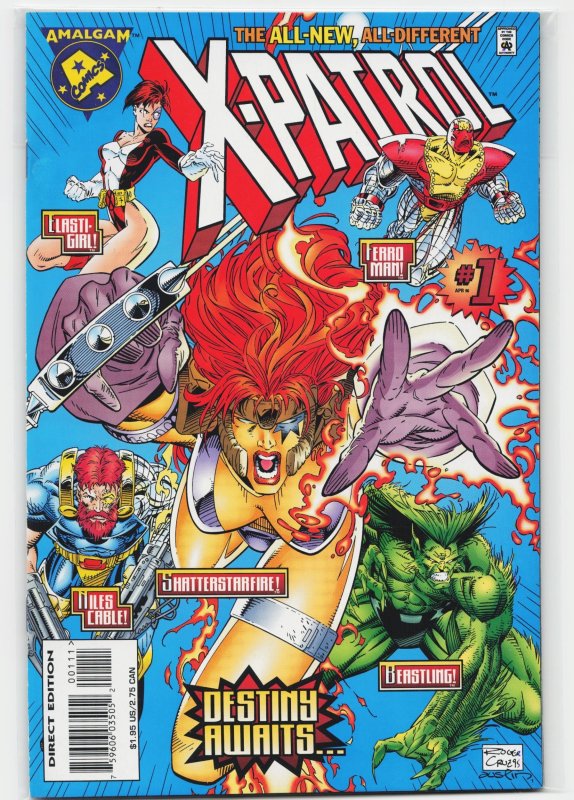 X-Patrol (1996) X-Patrol (DC Comics, 1996), raw, ungraded comic book — front cover