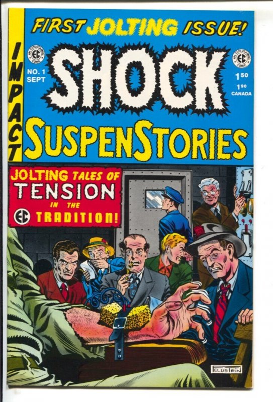 Shock SuspenStories #1 (EC Comics, 1992), raw comic book in VF condition — front cover