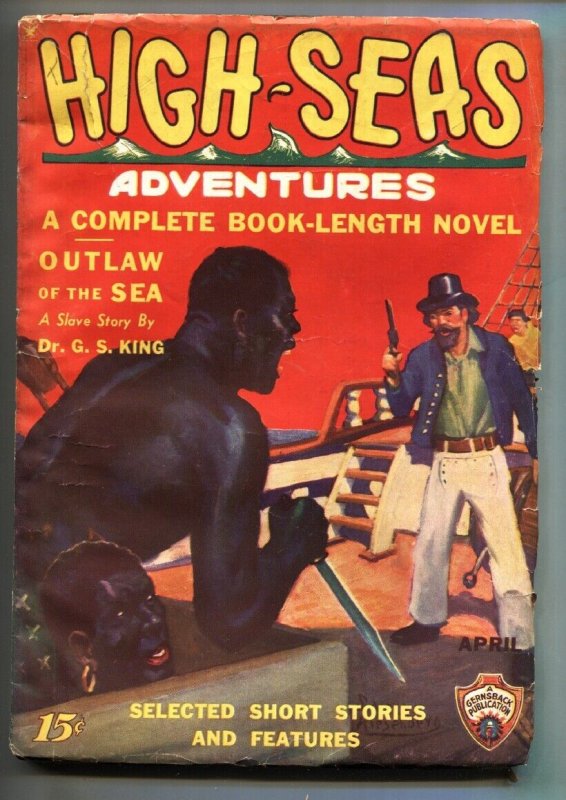 Pulp: High Seas Adventures #3 (1935), raw, ungraded comic book — front cover
