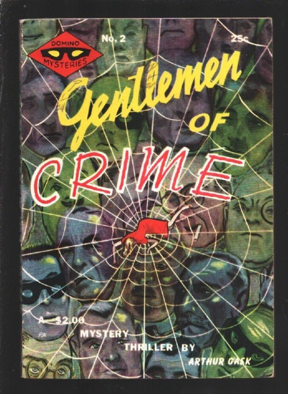 Domino Mysteries #2 (1945), raw, ungraded comic book — front cover