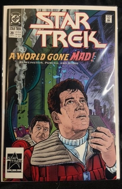 Star Trek #17 (DC Comics, 1991), raw, ungraded comic book — front cover