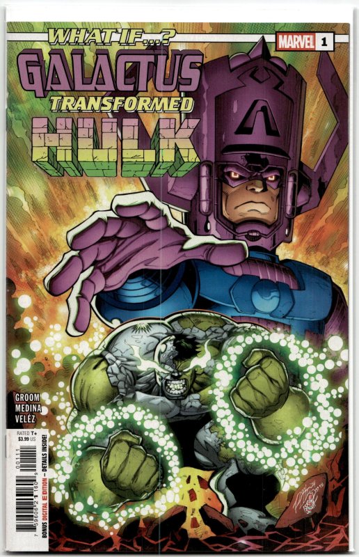 What If...? Galactus: Galactus Transformed Hulk? (2025) What If (2025), raw, ungraded comic book — front cover