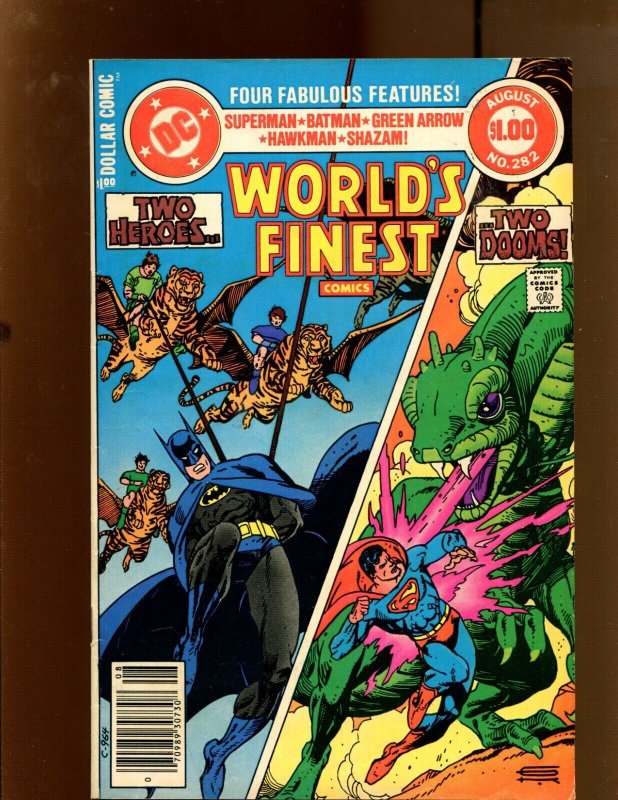 World's Finest Comics #282 (DC Comics, 1982), raw comic book in 6.0 condition — front cover
