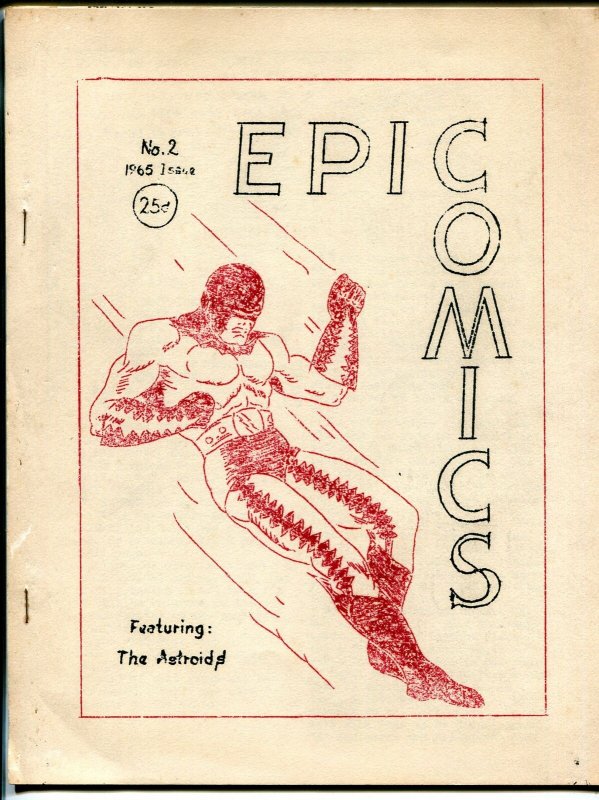 Epic Comics #2 (1965), raw comic book in FN- condition — front cover
