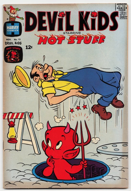 Devil Kids Starring Hot Stuff #15 (Harvey Comics, 1964), raw, ungraded comic book — front cover