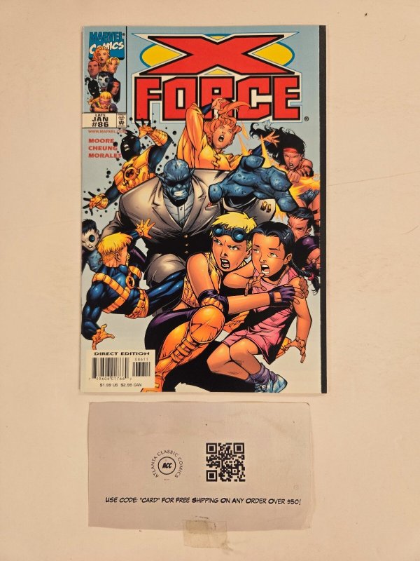 X-Force #86 (Marvel Comics, 1999), raw comic book in NM condition — front cover