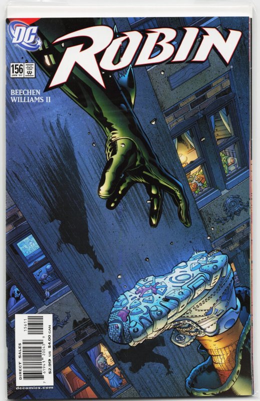 Robin #156 (DC Comics, 2007), raw, ungraded comic book — front cover