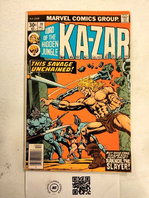 Ka-Zar #19 (Marvel Comics), raw comic book in NM condition — front cover