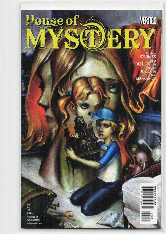 House of Mystery #32 (DC Comics, 2011), raw, ungraded comic book — front cover