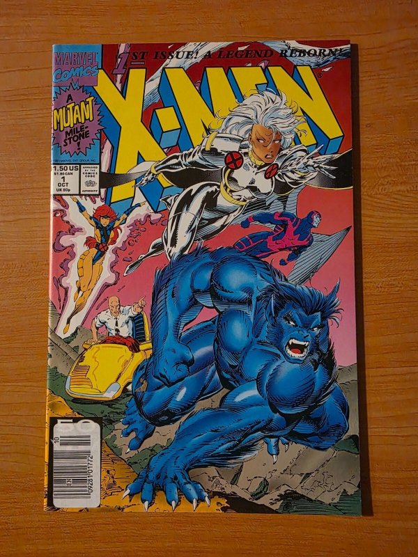 X-Men #1 (Marvel Comics, 1991), raw comic book in NM condition — front cover