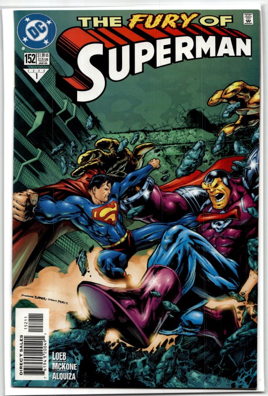 Superman #152 (DC Comics, 2000), raw, ungraded comic book — front cover