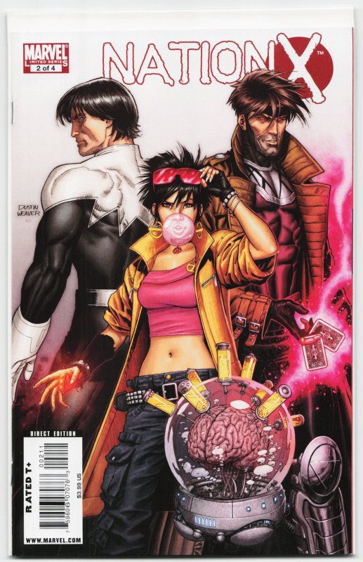 Nation X #2 (Marvel Comics, 2010), raw, ungraded comic book — front cover