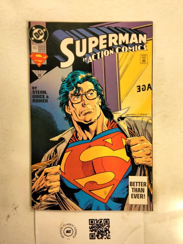 Action Comics #692 (DC Comics, 1993), raw comic book in NM condition — front cover