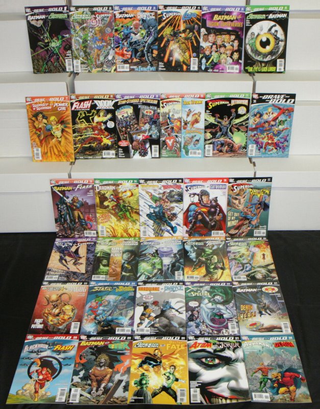 Modern DC Brave & THE Bold VOL 3, 32Comic Lot Batman Superman Most Vf-Nm (DC Comics), raw comic book in NM condition — front cover
