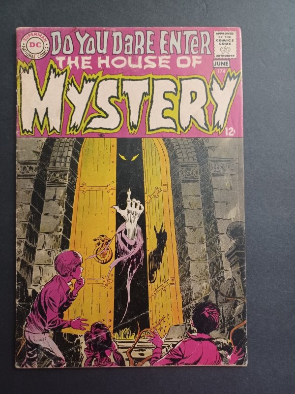 House of Mystery #174 (DC Comics, 1968), raw comic book in VG condition — front cover