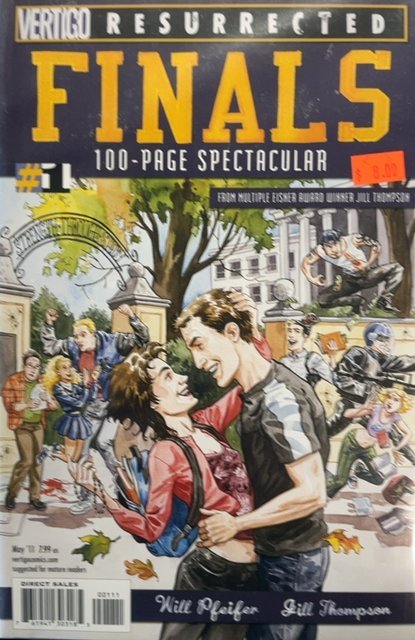 Vertigo Resurrected: Finals (2011) (DC Comics, 2011), raw, ungraded comic book — front cover