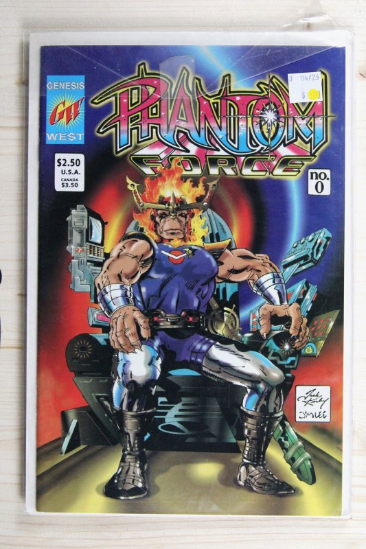 Phantom Force #0 (Image Comics, 1994), raw comic book in NM- 9.2 condition — front cover
