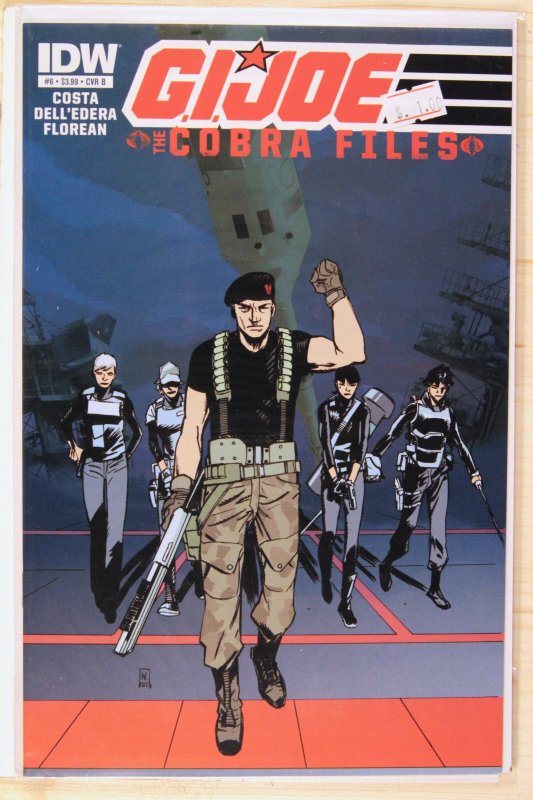 G.I. Joe: The Cobra Files #6 (IDW Publishing, 2013), raw comic book in NM 9.4 condition — front cover
