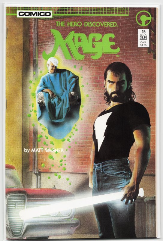 Mage: The Hero Discovered #15 (1986), raw, ungraded comic book — front cover