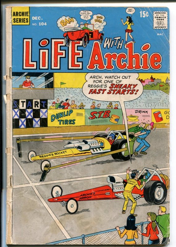 Life with Archie #104 (Archie Comics, 1970), raw, ungraded comic book — front cover