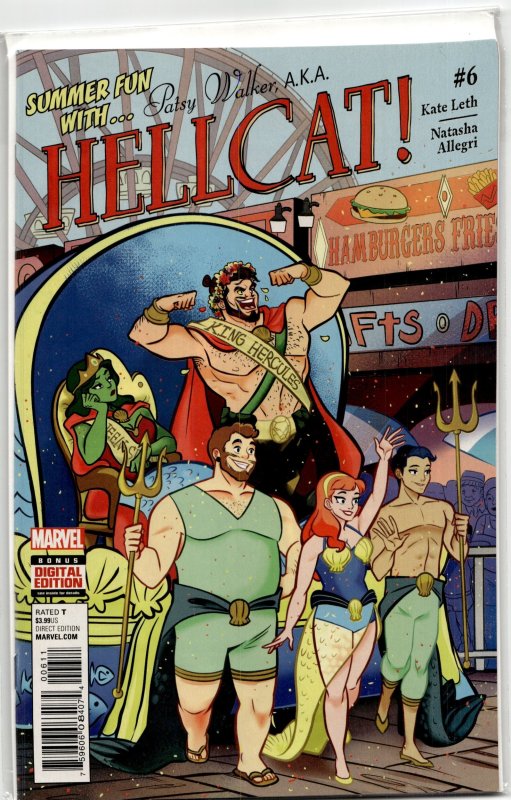 Patsy Walker, A.K.A. Hellcat! #6 (2016), raw, ungraded comic book — front cover