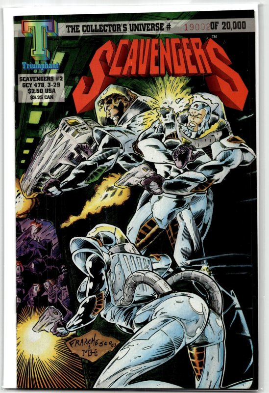 Scavengers #2, raw, ungraded comic book — front cover