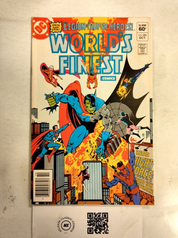World's Finest #284 (DC Comics), raw comic book in VF condition — front cover