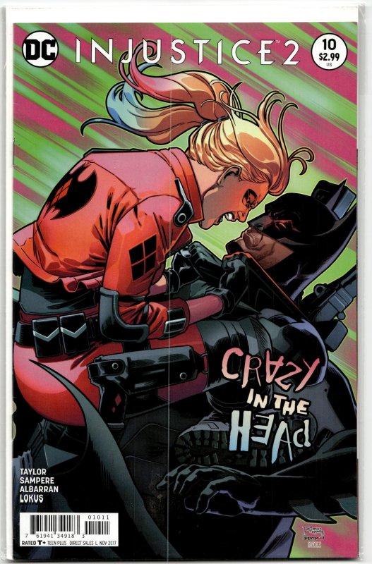 Injustice 2 #20 (DC Comics, 2017), raw, ungraded comic book — front cover