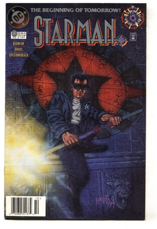Starman #0 (DC Comics, 1994), raw comic book in FN+ condition — front cover