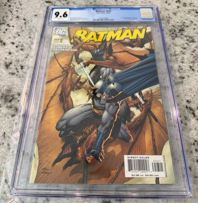 Batman #656 (DC Comics, 2006), CGC 9.6 graded comic book, Universal Blue label — front cover in its holder