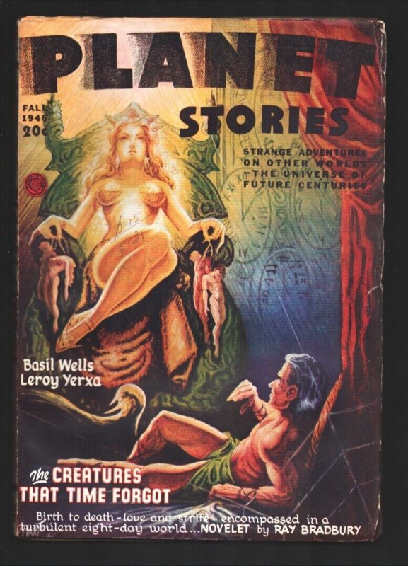 Planet Stories Vol. 3 #4 (1946), raw, ungraded comic book — front cover