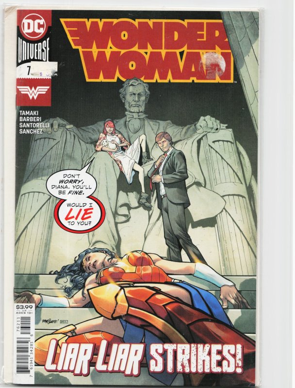 Wonder Woman #762 (DC Comics, 2020), raw, ungraded comic book — front cover