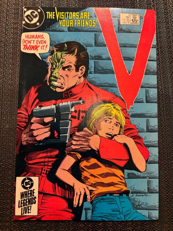 V #2 Direct Edition (1985) #2 (1985), raw, ungraded comic book — front cover